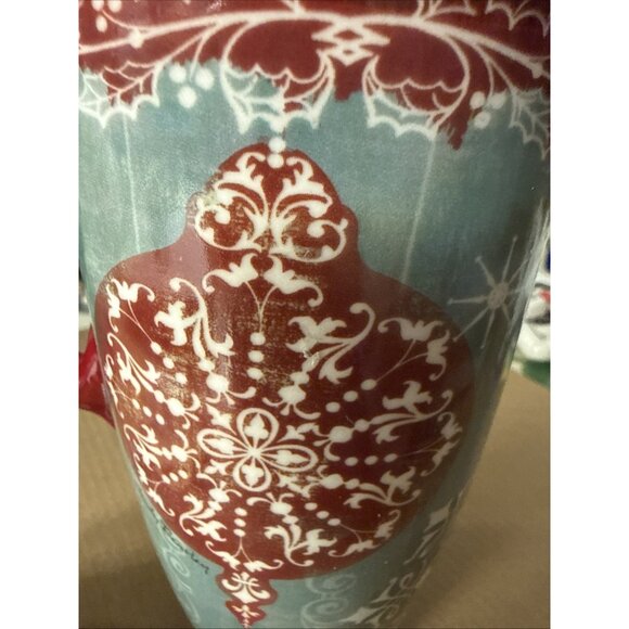 NWT Cypress Home Ceramic Coffee Mug 17 oz New Holiday Wendy Bentley Design - Picture 4 of 8